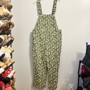 Zara Green Floral Jumpsuit